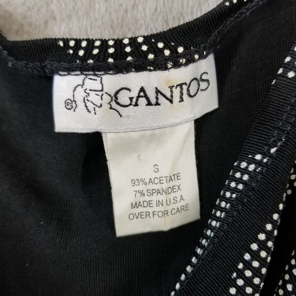 Vtg Tank Top Women S Zebra Print Draped Neckline Sleeveless Stretch Mob Wife USA - Picture 6 of 6